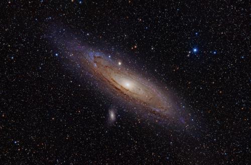 Andromeda Galaksisi'nin bir görüntüsü. Credit: Adam Evans