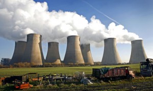 İngiltere'deki kömürle çalışan elektrik santralleri.  Photograph: David Sillitoe/Guardian