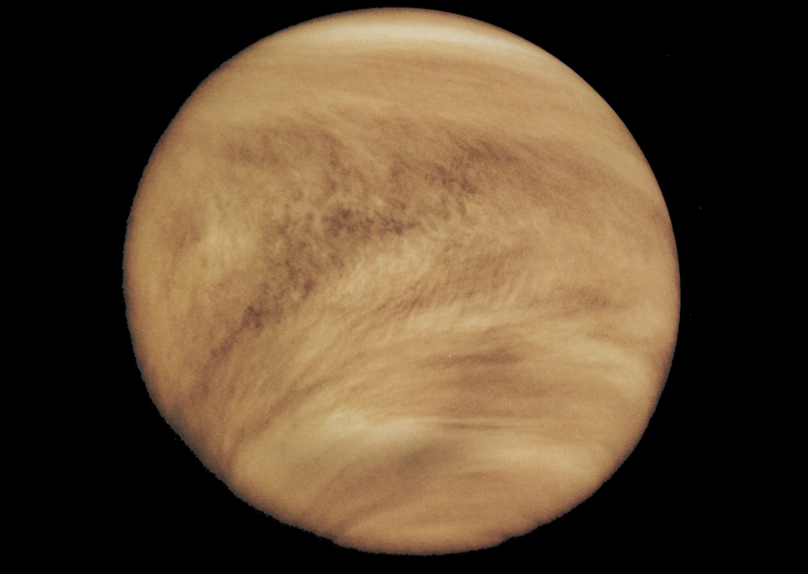 Venüs hep bulutlu. 5 Şubat 1979'da Pioneer tarafından elde edilen görüntüsü. Credit: NSSDC Photo Gallery